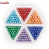 Hot Selling 100 piece/lot 8mm Multi Colors Shiny Acrylic Round Beads For DIY Bracelets & Necklaces Jewelry Makings ► Photo 2/6