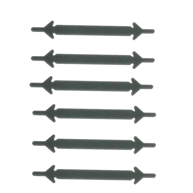 12 шт./компл. завязывание силиконовые шнурки для мужчин и женщин ленивый эластичный легко не галстук шнурки для обуви резиновые шнурки - Цвет: gray
