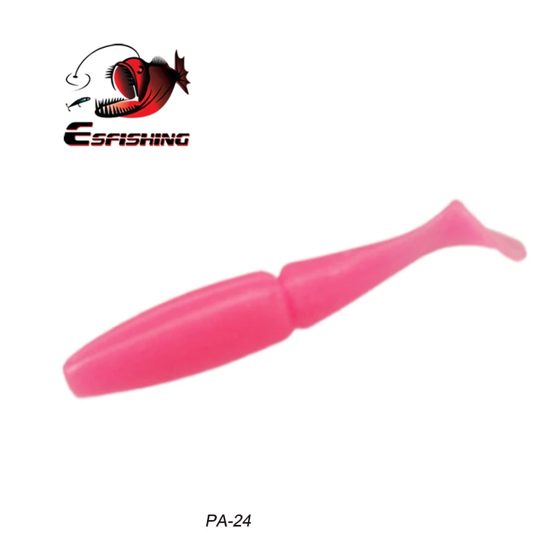 Esfishing мягкие приманки Shad Easy Shiner 50 мм 70 мм 1,2 г 3,8 г Leurre Souple рыболовные снасти Морская рыбалка Jerkbait белый - Цвет: PA24