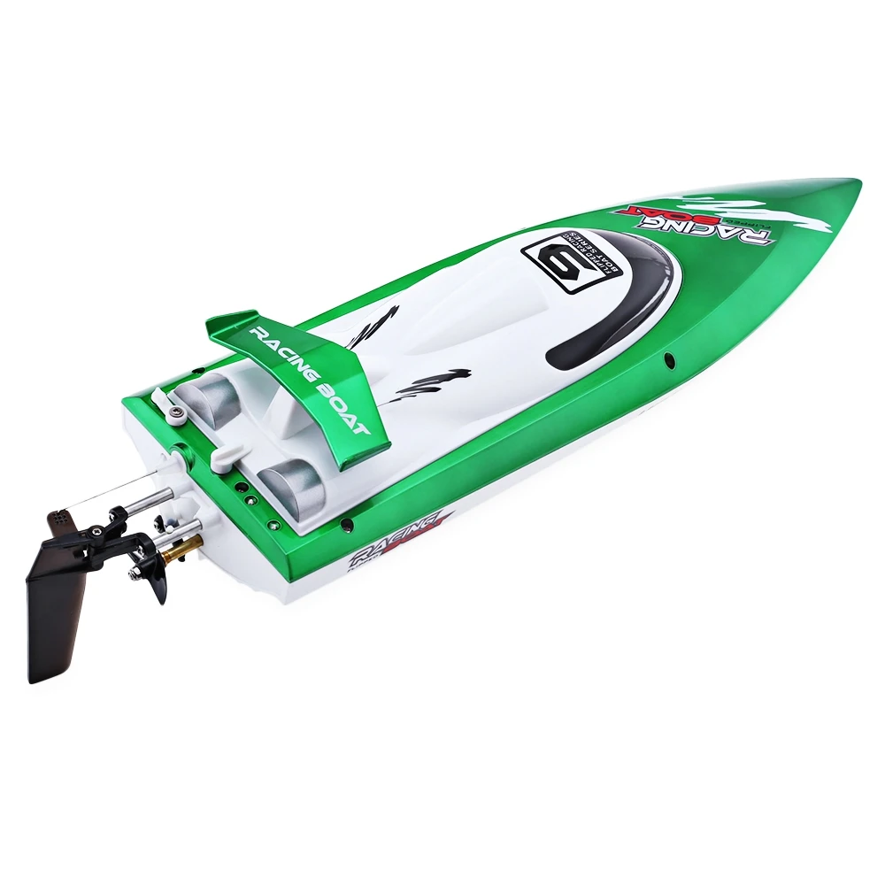 فيى لون FT009 RC قارب 2.4G 4CH سباقات RC قارب مع مكافحة تحطم غطاء عالية السرعة يخت راديو التحكم قارب مع تصحيح وظيفة