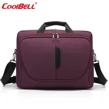 Coolbell Мода Повседневная сумка для ноутбука противоударный и водонепроницаемый 15.6 дюймов ноутбук сумка одно плечо Сумочка