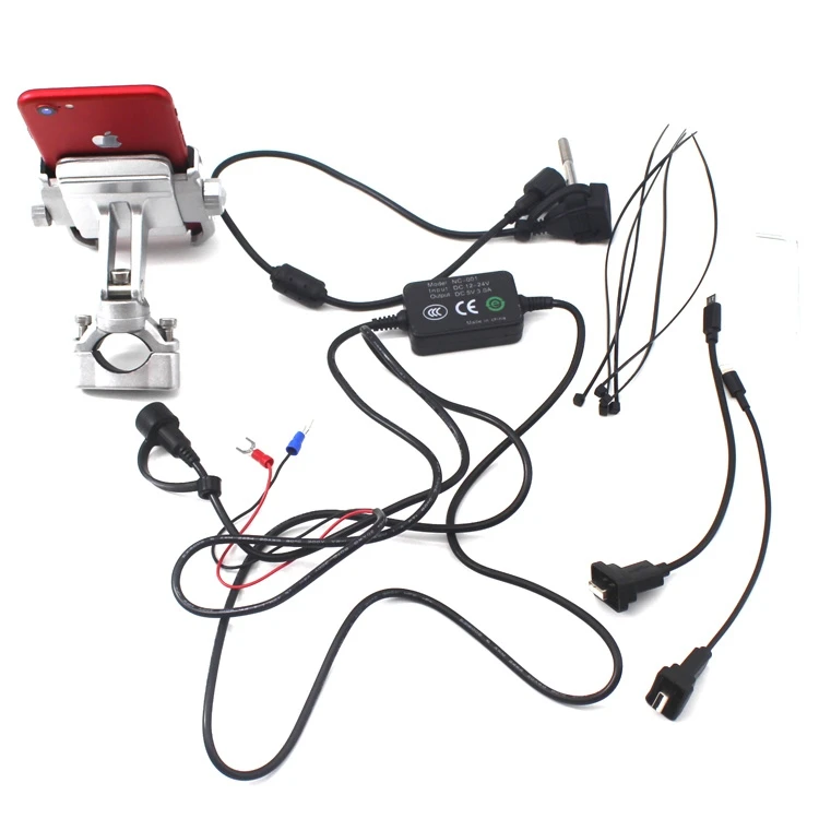 

CNC Motorcycle Mobile phone holder Phone mount motorcycle phone Bracket Stand for for Benelli Leoncino 500 BJ500 300 600 USB
