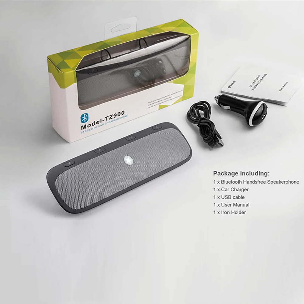 10 м беспроводной Bluetooth гарнитура автомобильный комплект динамик телефон аудио Музыка динамик для iPhone samsung автомобиль Usb Bluetooth Hands free