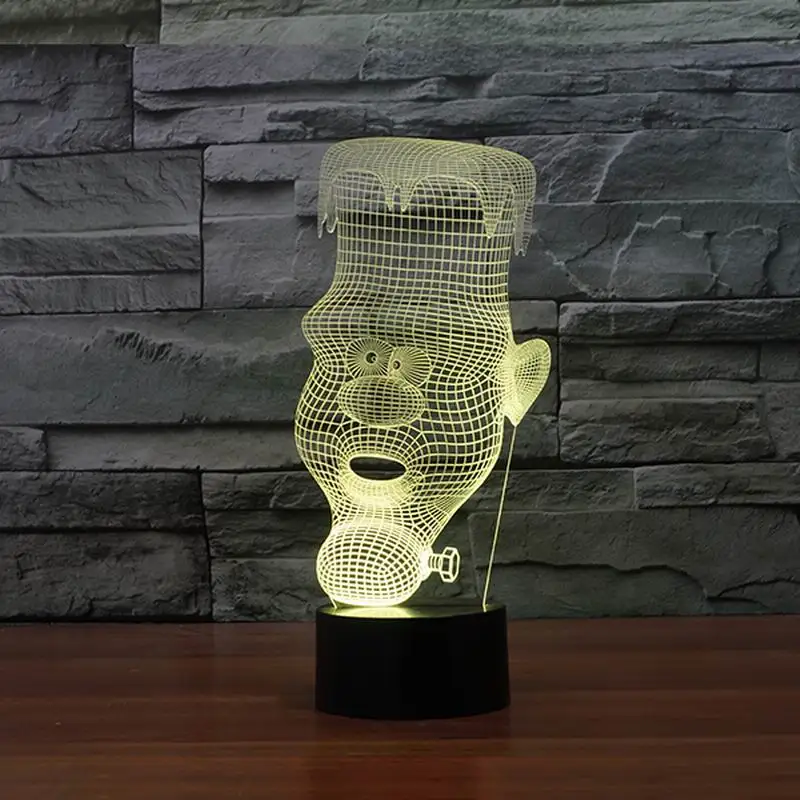 2016 Новинка отличное 3D LED Книги по искусству Скульптура Звездная ночь стол настольные лампы как праздничные подарки