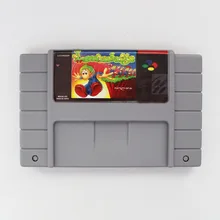 Lemmings 16 бит большая серая игровая карта для NTSC игровой плеер Прямая