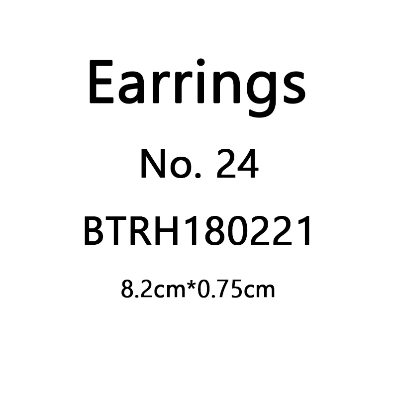 

Earrings ---No. 24 , BTRH180221 , Famous Brand Earrings For Women Rose Gold Color Stainless Steel Zircon Earring