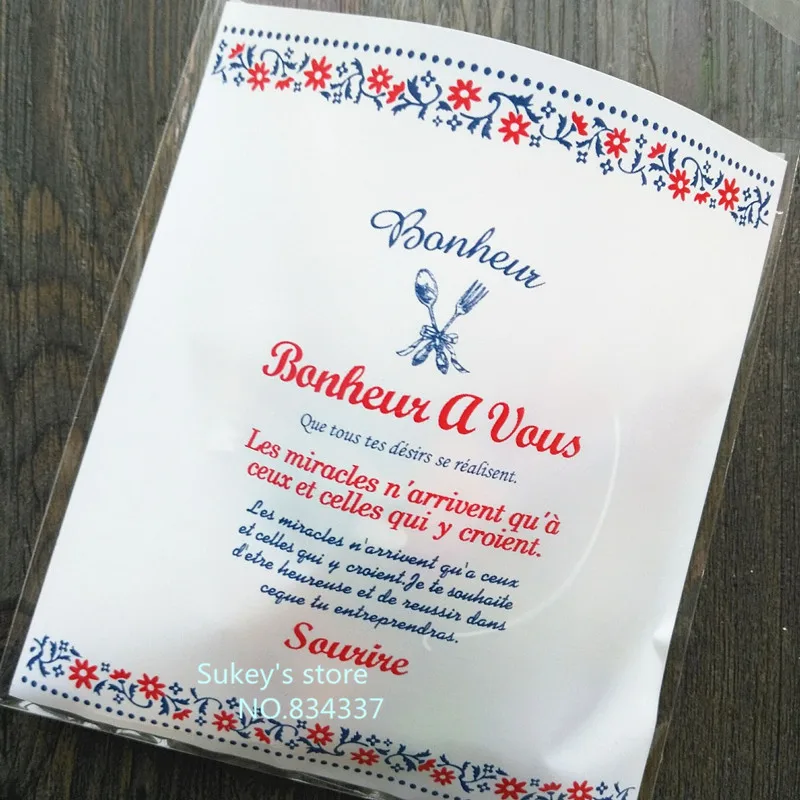 

100pcs/lot, new product plastic bags,10x11cm cookie packaging bags