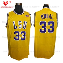 

Wholesale Mens Shaquille Oneal Cheap Throwback Basketball Jerseys #33 Shaq O'NEAL COLE HS LSU tiger College Stitched Shirts