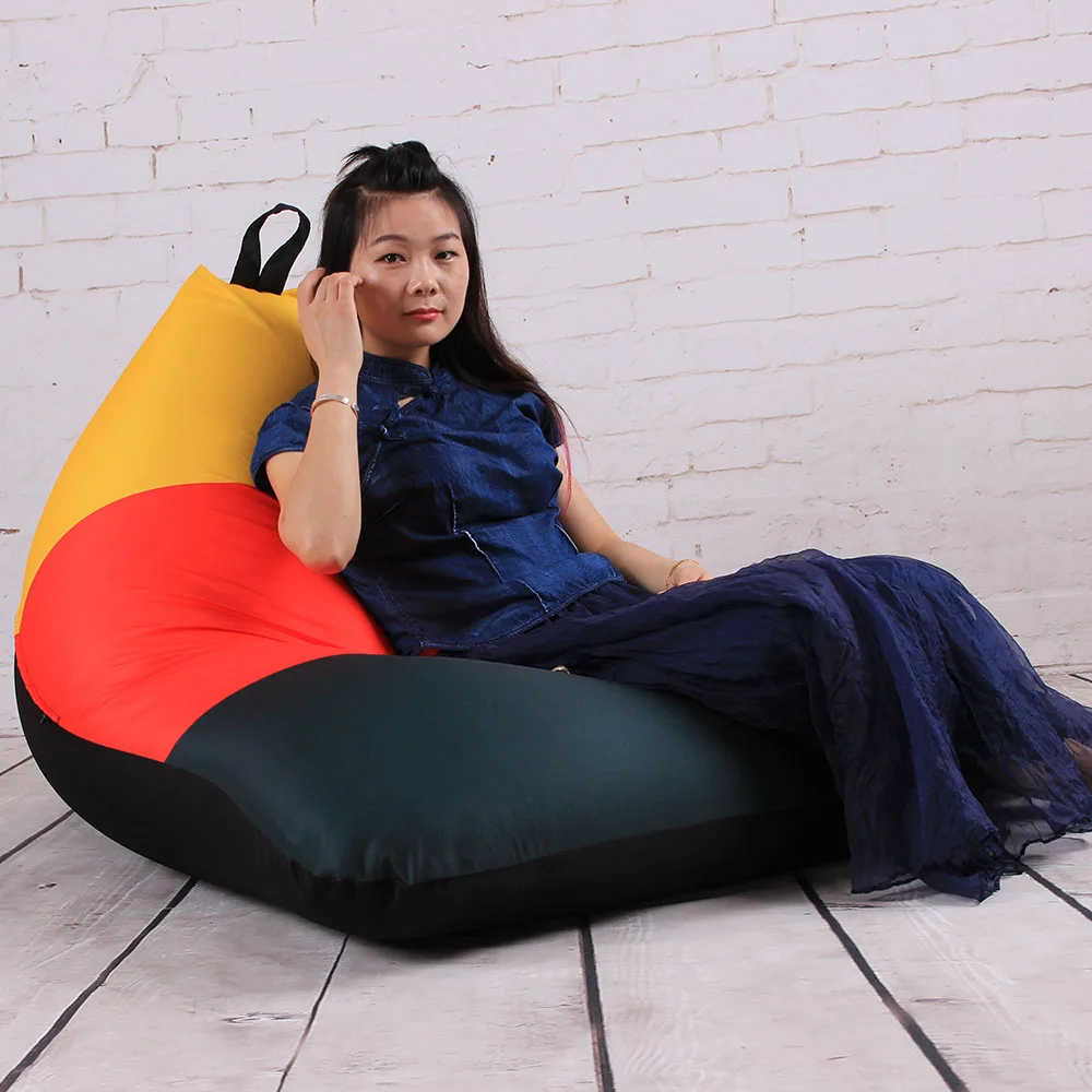 Us 32 45 41 Off Levmoon Beanbag Sofa Chair Germany Flag Seat Zac Bean Bag Bed Cover Without Filling Indoor Beanbags In Living Room Sofas From