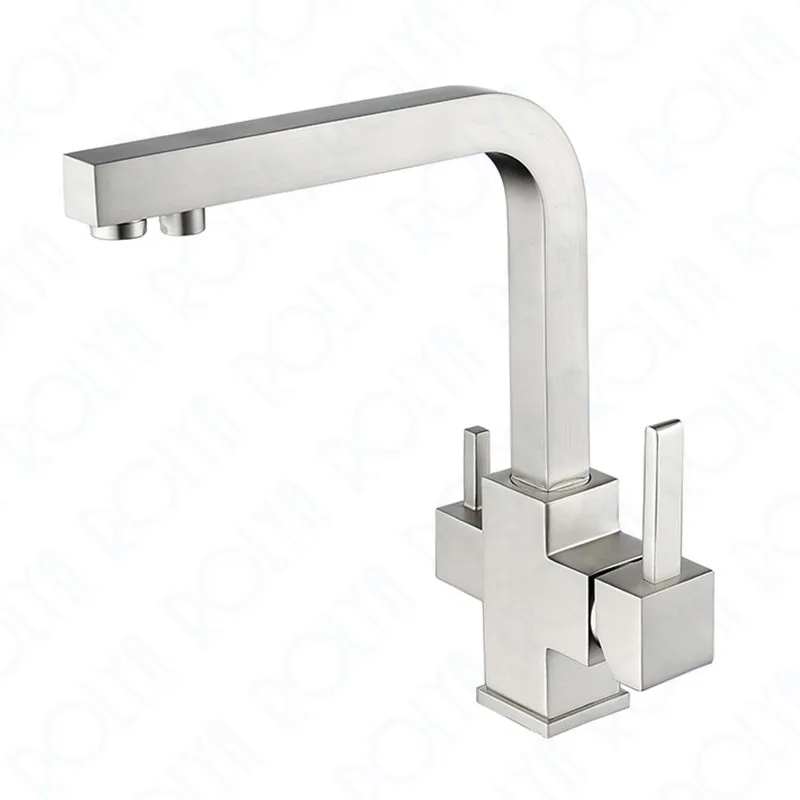 ROLYA brushed 3 way water filter taps02