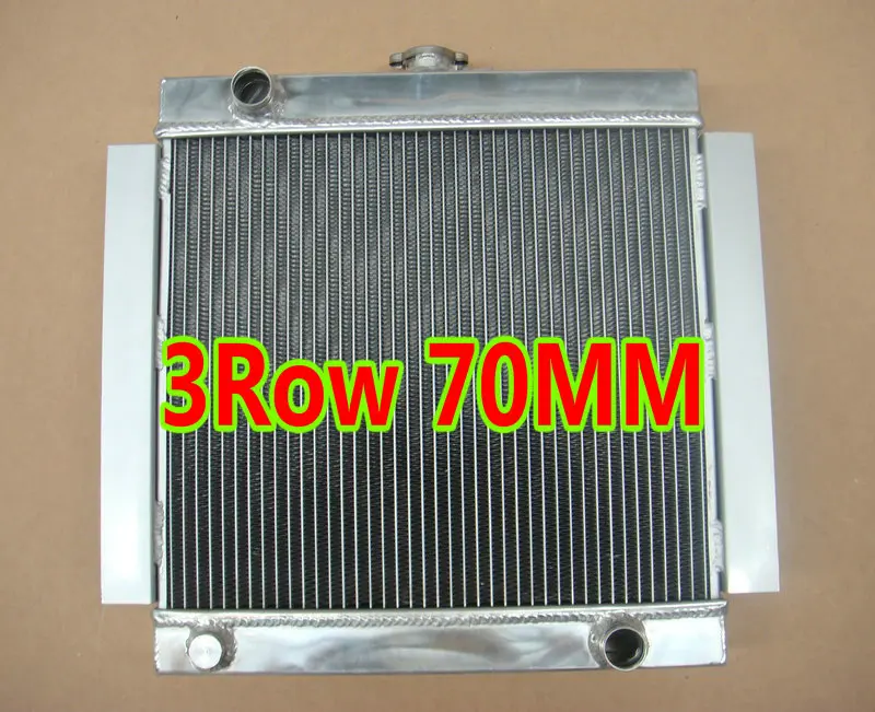 3Row Алюминий гоночный радиатор+ кулер вентилятор для 1968-1980 Ford Escort Mk1 Mk2 RS2000 1100L Пинто 1,1/1,3/1,6/2.0L MT седан/Ван - Цвет: Radiator