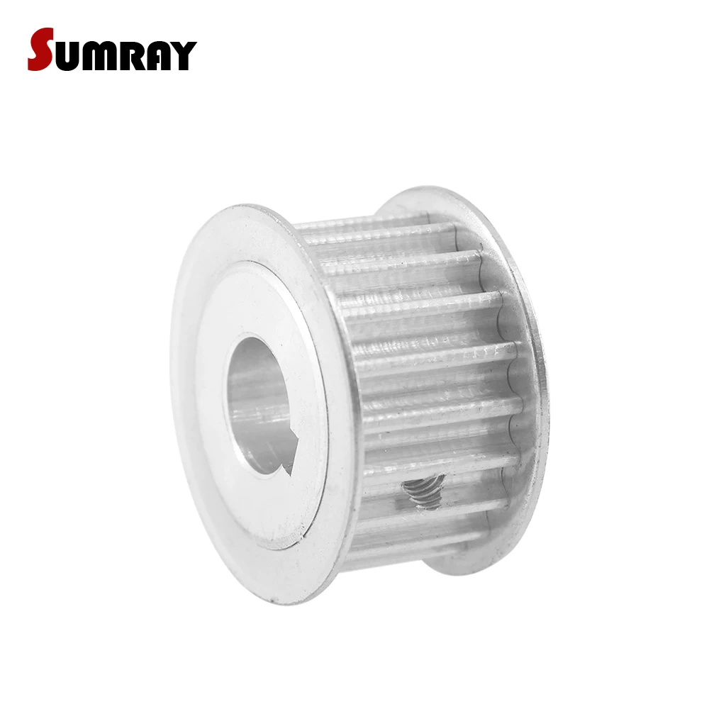 SUMRAY 5M 25T Keyway Timing Pulley 12/14/19mm bore keyway diameter 4/5