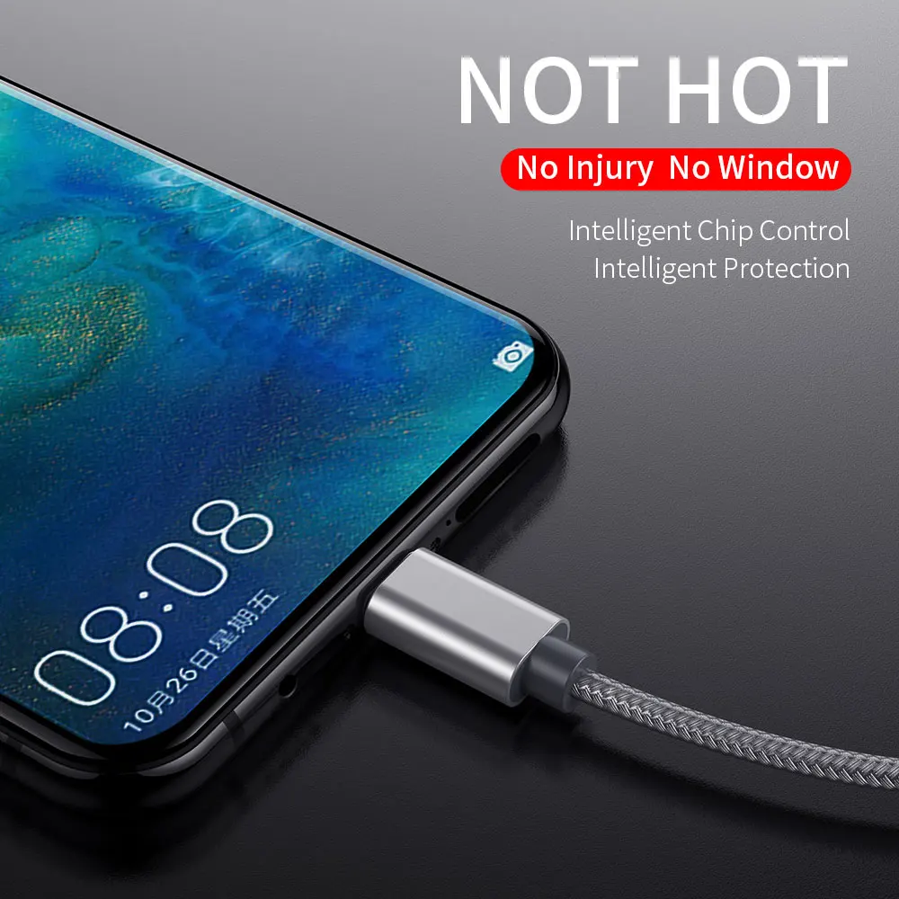Кабель YKZ Type C для быстрой зарядки USB кабель Xiaomi Samsung S9 мобильный телефон провод и