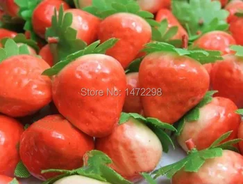 

Generic Fake Foam Strawberry Artificial Fruit Faux Food House Kitchen Party Decor Red 50 pcs