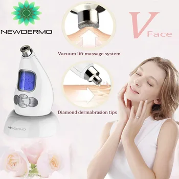 

White NEWDERMO Hot Sale Microdermabrasion Machine Facial Skin Machine