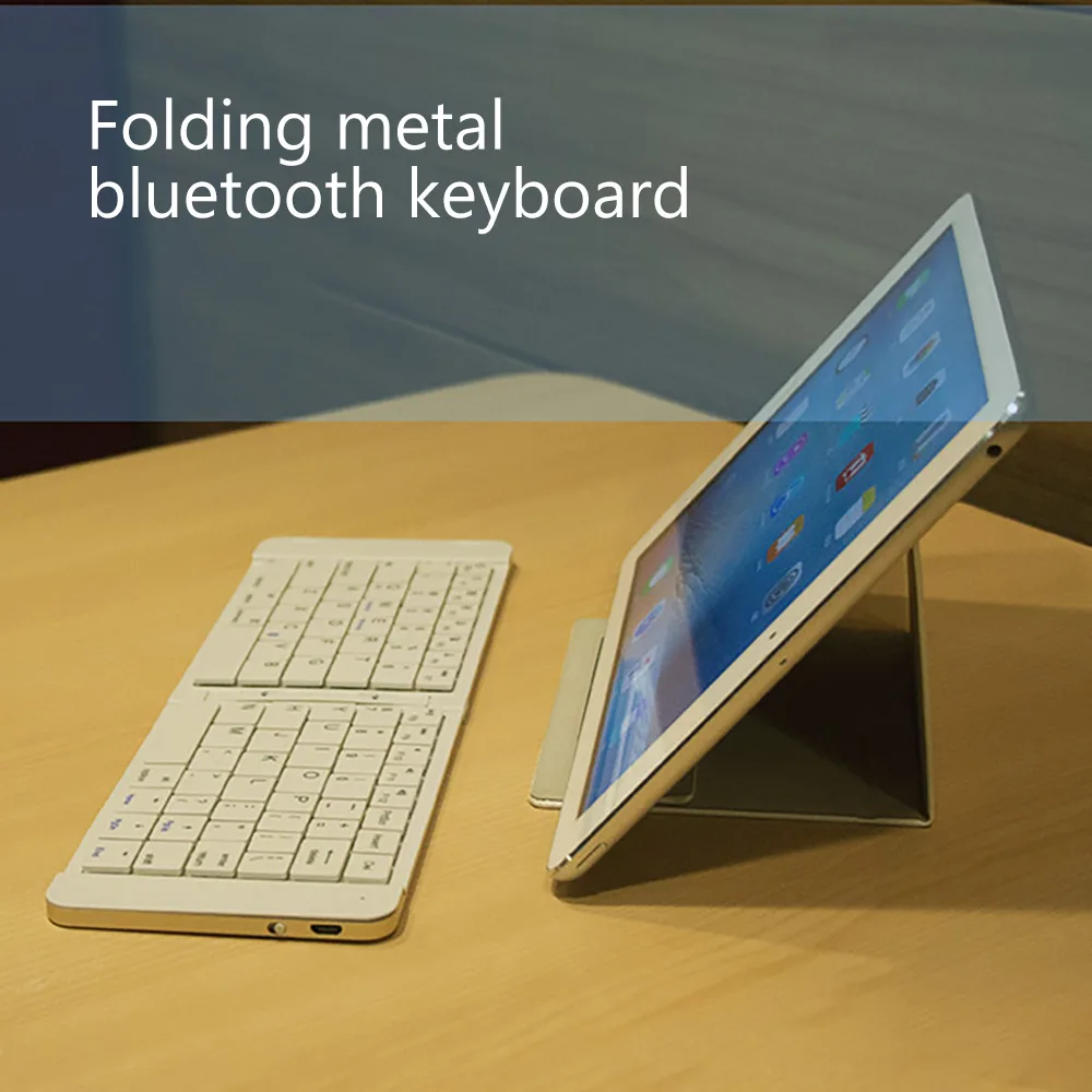 Беспроводная складная Bluetooth клавиатура легкая и удобная Bluetooth 3,0 складная клавиатура складная BT беспроводная клавиатура для телефона ноутб...