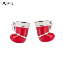 Модные рождественские подарки серьги для женщин 925 стерлингового серебра серьги гвоздики ювелирные изделия Pendientes Brincos