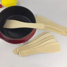 Spatule à riz en bois antiadhésive, 6 pièces, pelle Durable, résistante à la chaleur, petite cuillère à riz, ustensiles de cuisine