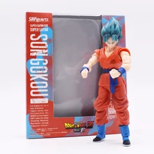 Anime Dragon Ball Z SHF Figuarts Super Saiyan God Goku Joint Movable PVC font b Action