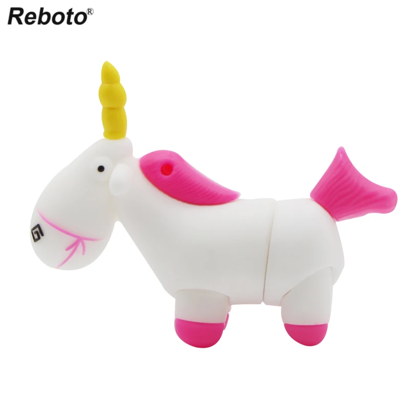 

Retobo Usb 2.0 Pendrives Colorful Unicorn USB Flash Drive 32GB 64GB Pendrive 16GB 8GB Waterproof Pen Drive USB Stick