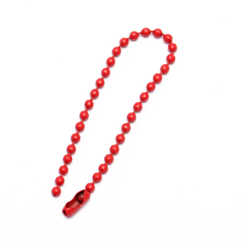 REGELIN 50 шт./лот 12 см длина красочные ожерелья из бусинок подходит брелок/Куклы/этикетки ручной элементы для украшений DIY ювелирных изделий - Цвет: red