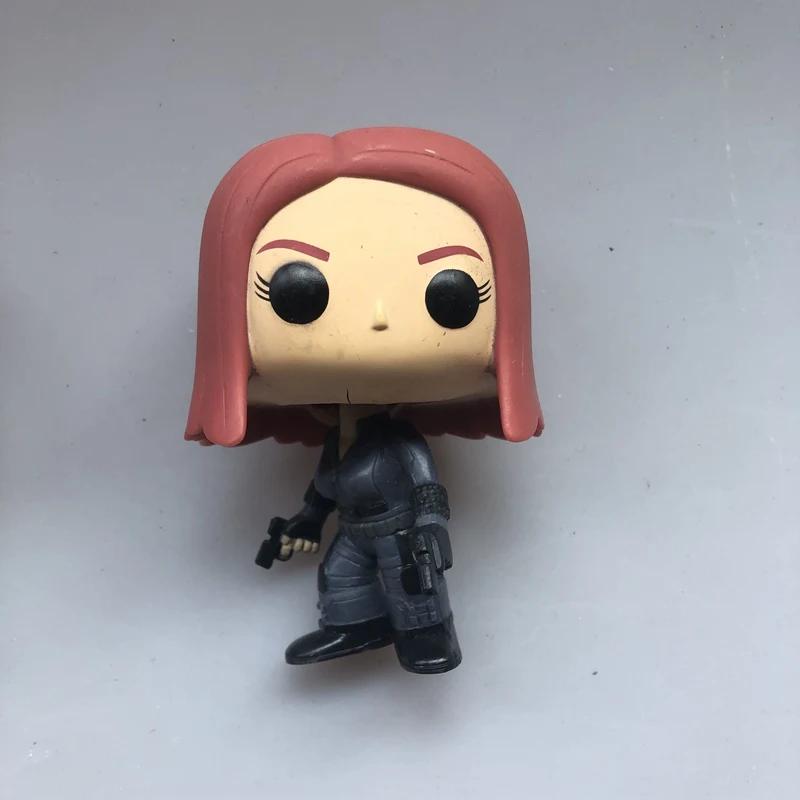 Funko pop Secondhand Marvel: Black Widow капитан щит Виниловая фигурка Коллекционная модель свободная игрушка без коробки