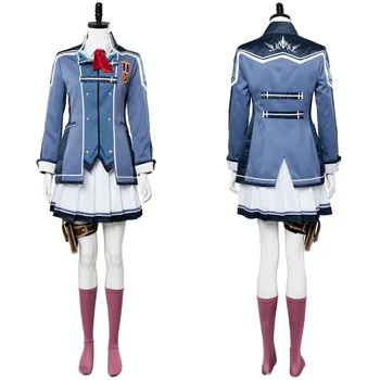 

The Legend of Heroes: Trails of Cold Steel Una Crawford Cosplay Costume Adult Women Dress Uniform Halloween Carnival Costume