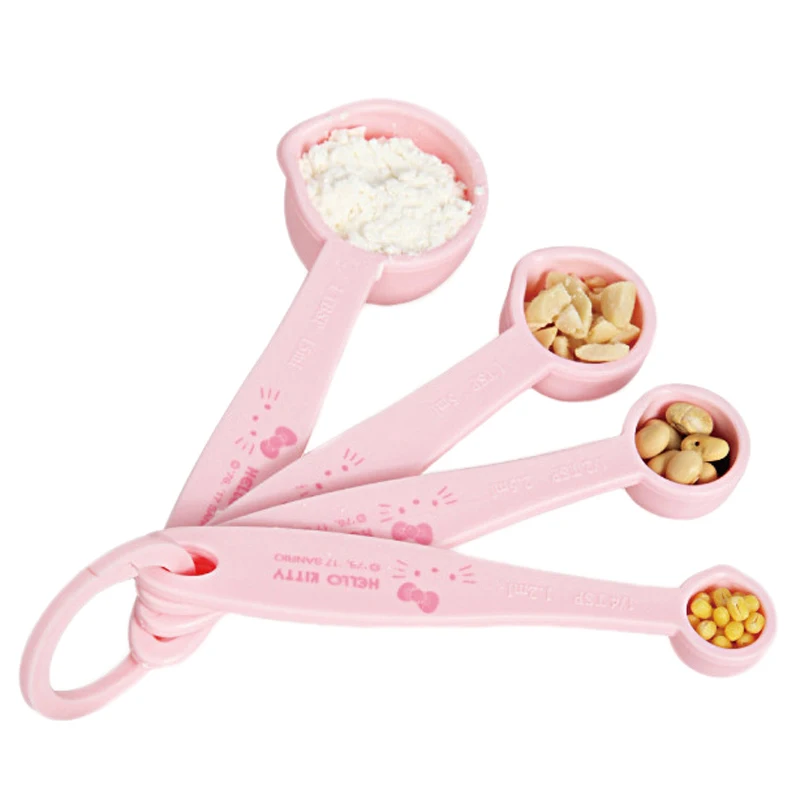 Мерные ложки чашки набор hello kitty мультфильм пластик Кухня Мерная ложка лопатка