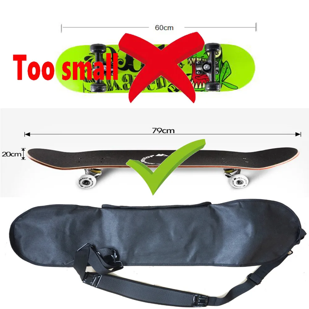 New Outdoor Sport Skateboard Carry Case Bag Longboard Deck Skate Board
