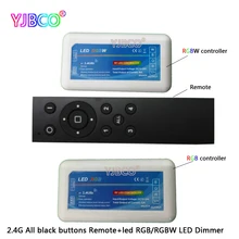DC12V 24V 2.4G 4 Zone switch CT/RGB/RGBW LED Controller RF Remote Dimmer for 5050 3528 5630 2835 LED Strip Light
