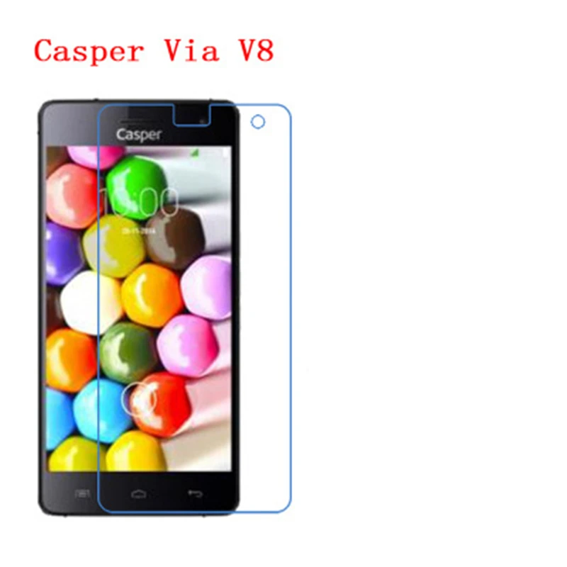5 Pcs Ultra Thin Clear HD LCD Screen Guard Protector Film With Cleaning Cloth For Casper Via V8. | Мобильные телефоны и