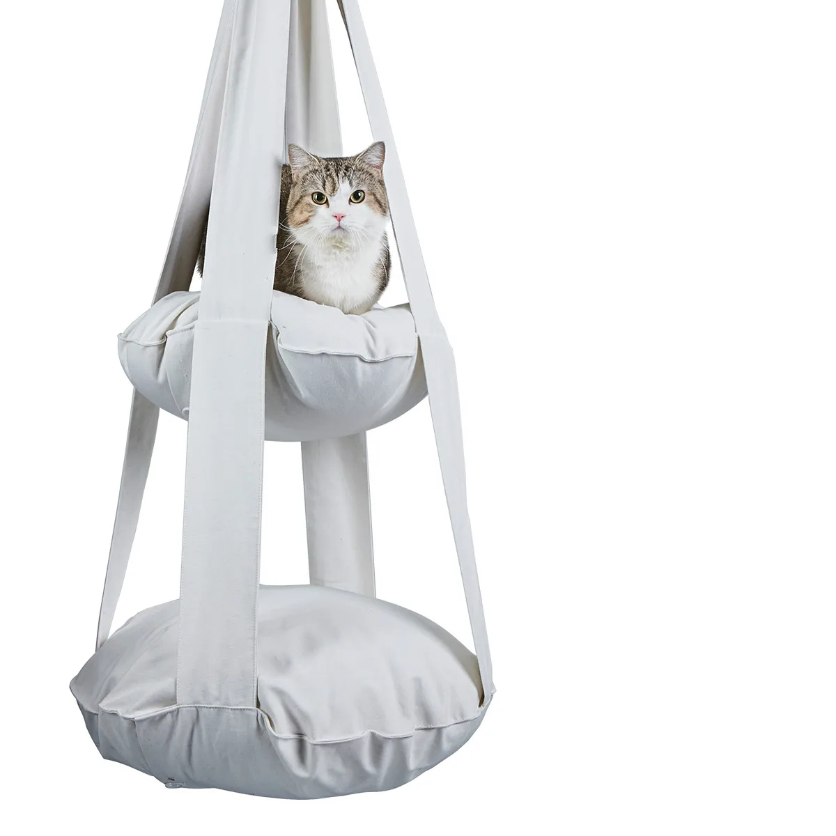 CatBedCreamCloudHangingCatBedPetFurnitureCatGiftCatTree.jpg