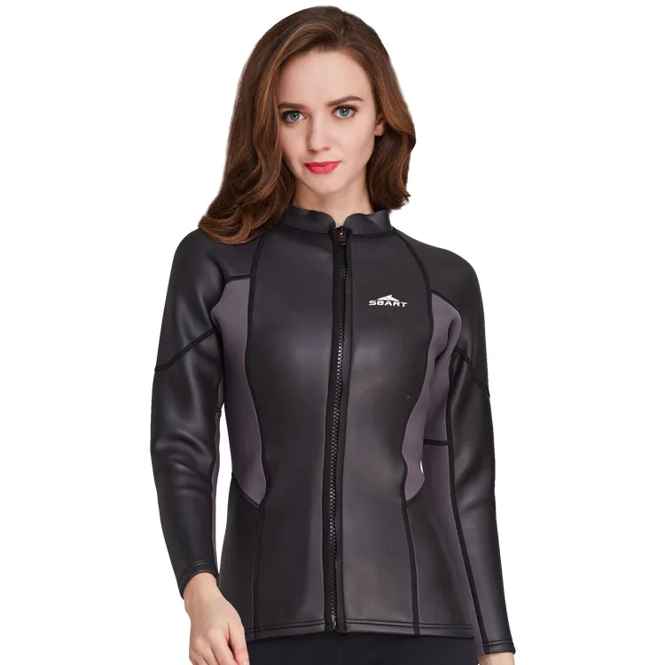 jaqueta de neoprene feminina