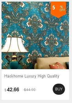 HaokHome Vintage Damask Thick Wallpaper Brown/Beige Vinyl Self Adhesive Wall Paper for Walls Bathroom Bedroom Home Decor