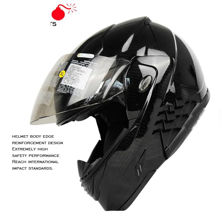 AMU Carbonfiber анфас шлем мото для взрослых мужчин cascos capacete moto rcycle шлем мото rbike шлем Мото Кросс шлемы K7