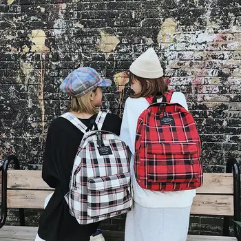 

backpack women school 2019 new simple versatile backpack College style canvas bag travel waterproof bag mochila feminina
