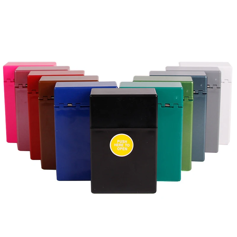 JX-LCLYL Portable Plastic Cigar Smoke Cigarette Box Holder Pocket Tobacco Storage Case