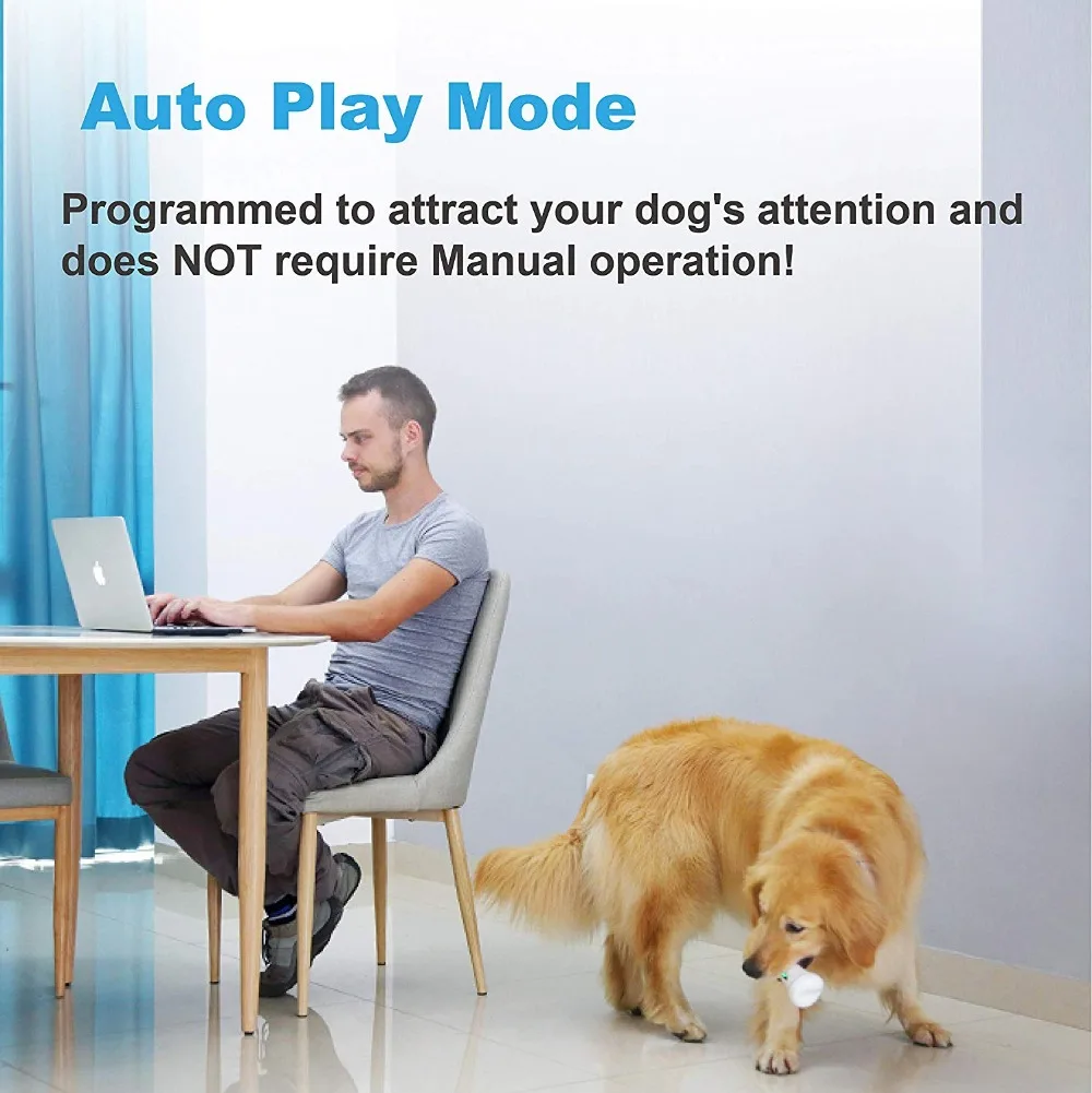  Wickedbone Interactive & Automatic Dog Bone Gaming Toy for Dogs and Puppies Safe & Durable App-Enab