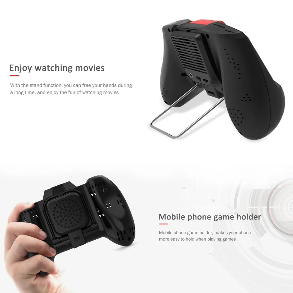 M1036 3 in 1 Multi-function Gamepad Cooling Fan / Phone Holder / Mobile Power 3in1 Game Handle for Mobile Phone PK PS4 XBOX One M1036 3 in 1 Multi-function Gamepad Cooling Fan / Phone Holder / Mobile Power 3in1 Game Handle for Mobile Phone PK PS4 XBOX One