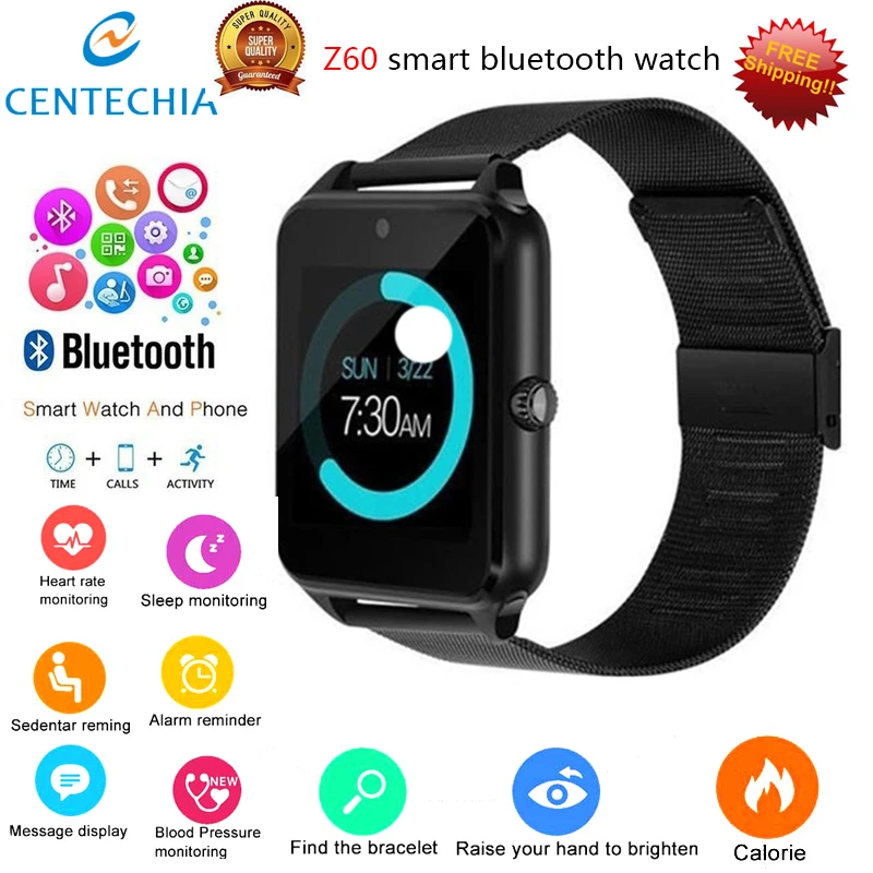 Bluetooth Смарт часы для мужчин и женщин фитнес трекер Шагомер монитор сердечного