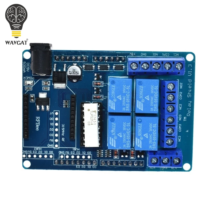 4 канальный беспроводной релейный модуль 3A 240 в опто изолятор Xbee Bluetooth Релейный