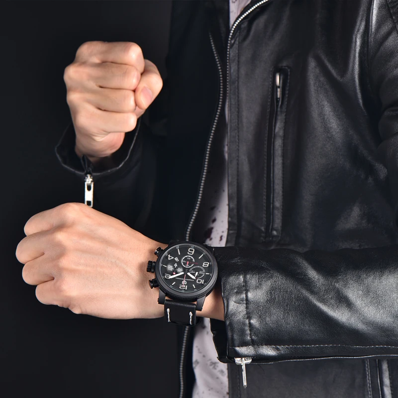 Мужские часы Топ бренд класса люкс PAGANI Дизайн Натуральная кожа кварцевые-часы для мужчин Спорт на открытом воздухе хронограф reloj hombre наручные часы