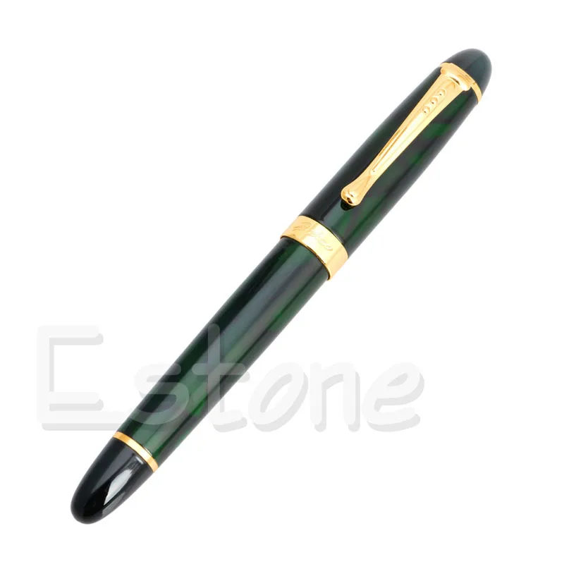 1 шт. тонкий красный лед Средний Перьевая ручка Jinhao X450 0,5 мм Средний перьевой высокого качества - Цвет: Зеленый