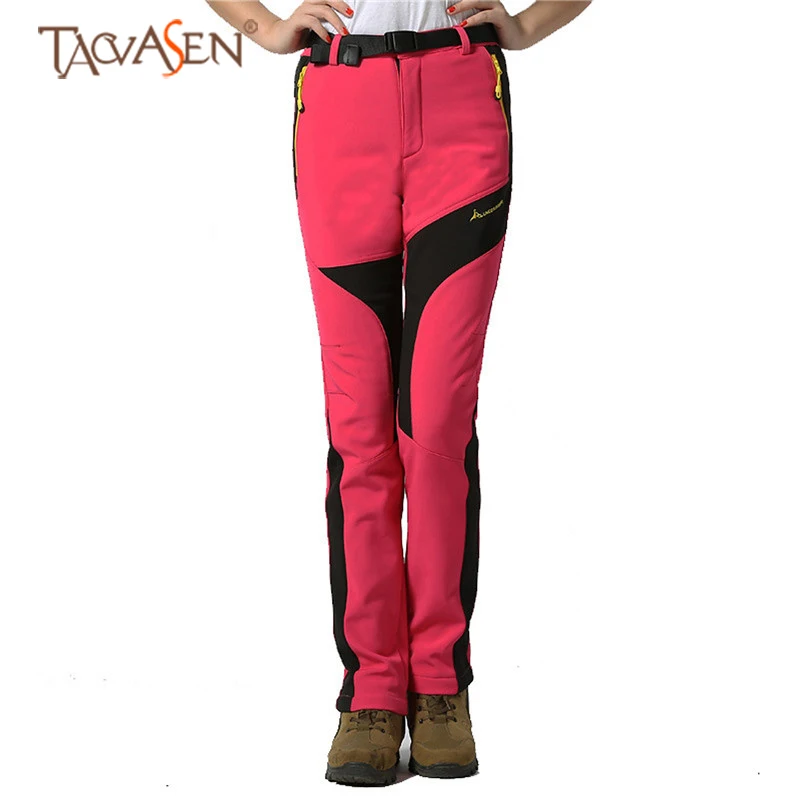 TACVASEN Women Waterproof Hiking Pants Winter Breathable Rip-stop Climbing Windproof Thermal Camping SH-DRJ-02 | Спорт и развлечения