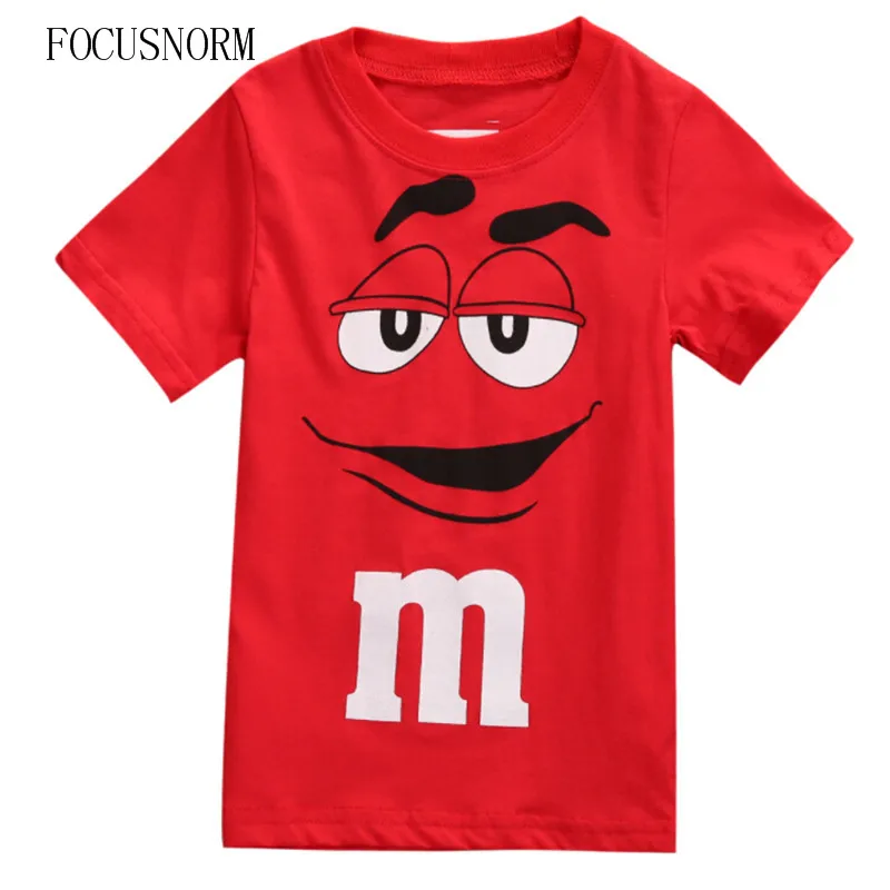 

FOCUSNORM Personalised High-quality Cartoon Boy Kids Tee T-Shirt T Shirt Top Casual Summer Age 2-7Y