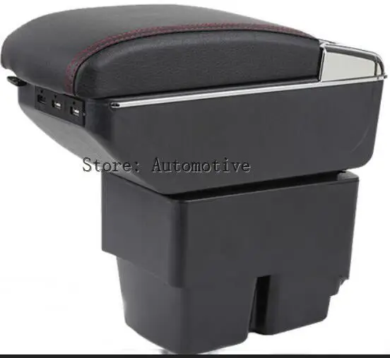 Подлокотник для центральной консоли кожаный двухслойный Honda Fit Jazz 2015 2014 2017 2016 |