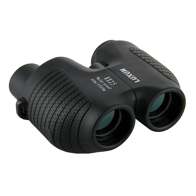 شحن مجاني عالية مرات 8X25 HD جميع البصرية الأخضر فيلم منظار ثنائي مقاوم للماء تلسكوب للسياحة مناظير الساخن بيع