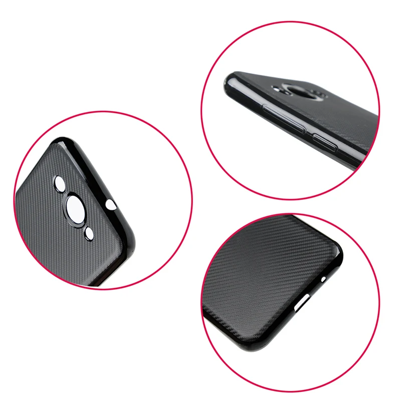 carbon fiber silicone case huawei y32017 (8)