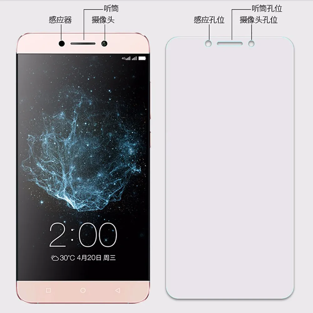 

9H Premium Tempered Glass for LeEco Le 2 X620 X520 X526 on Le2 Pro X20 X25 Case Cover Screen Protector Capa GLAS Sklo