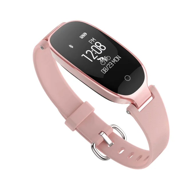 s3 / S3 Plus Smart Watch Waterproof Women smart band Heart Rate Monitor Smartwatch relogio inteligente For Android IOS Xiaomi - Цвет: S3  rose gold